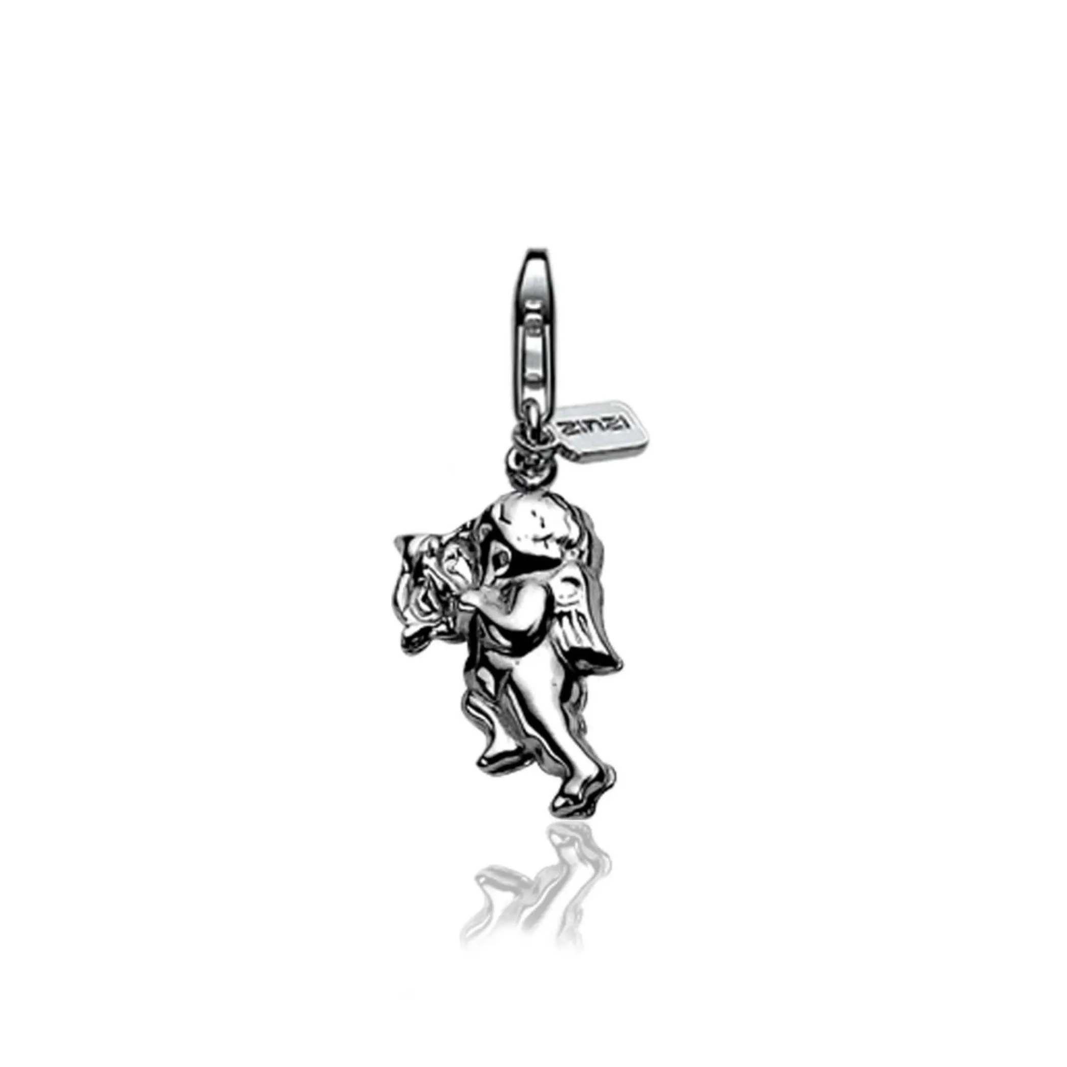 New Zinzi zilveren bedel Cupido CHARMS3