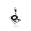 Discount Zinzi zilveren bedel platenspeler CHARMS257