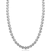 Best Zinzi zilveren brede rolex-style schakel-collier 8mm breed 43cm ZIC2764