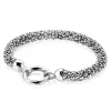 Discount Zinzi zilveren brede schakel armband 7mm breed, lengte 19cm ZIA733