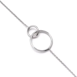 Zinzi zilveren collier ronde vormen 42-45cm ZIC1278