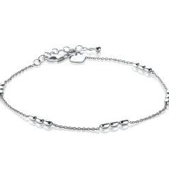 Zinzi zilveren enkelband ovaaltjes 23+4cm ZIE1809