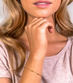 Discount Zinzi zilveren fantasie armband geel verguld ovaal 16,5-20cm ZIA1655G