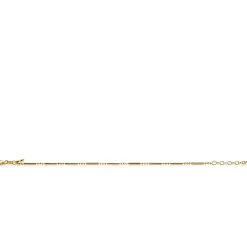 Online Zinzi zilveren fantasie armband 14K geel verguld staafjes ZIA1452G