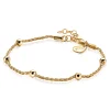 Online Zinzi zilveren fantasie armband geel verguld 17,5-20,5cm ZIA1128G