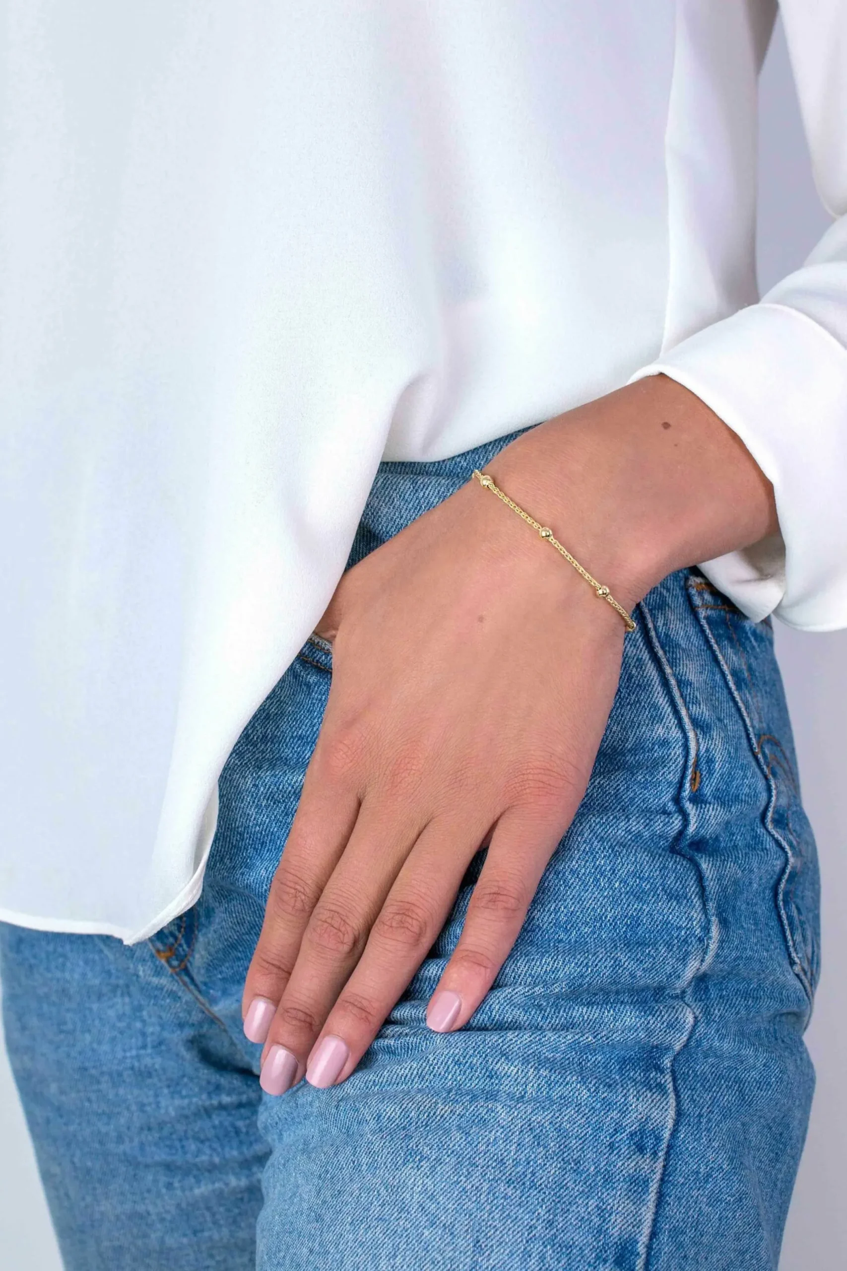 Online Zinzi zilveren fantasie armband geel verguld 17,5-20,5cm ZIA1128G