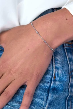 New Zinzi zilveren fantasie armband ovaal 16,5-20cm ZIA1655