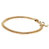Online Zinzi zilveren fantasie armband geel verguld 18,5cm ZIA878G