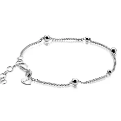 Clearance Zinzi zilveren fantasie armband 17-20 cm ZIA987