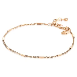 Clearance Zinzi zilveren fantasie armband rosé verguld 17-20cm ZIA1648R