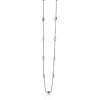 Best Zinzi zilveren fantasie ketting ovaal 45cm ZIC1232