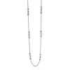 Outlet Zinzi zilveren fantasie ketting ovaal 42-45cm ZIC1809