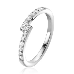 Best Zinzi zilveren fantasie ring bezet met witte zirconia's ZIR2327