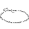Best Zinzi zilveren figaro armband 3,5mm breed ZIA2291