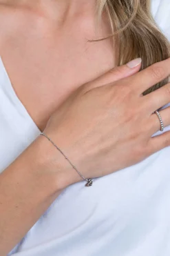 Discount Zinzi zilveren gourmet armbandje met bolletjes 17-20cm ZIA2181