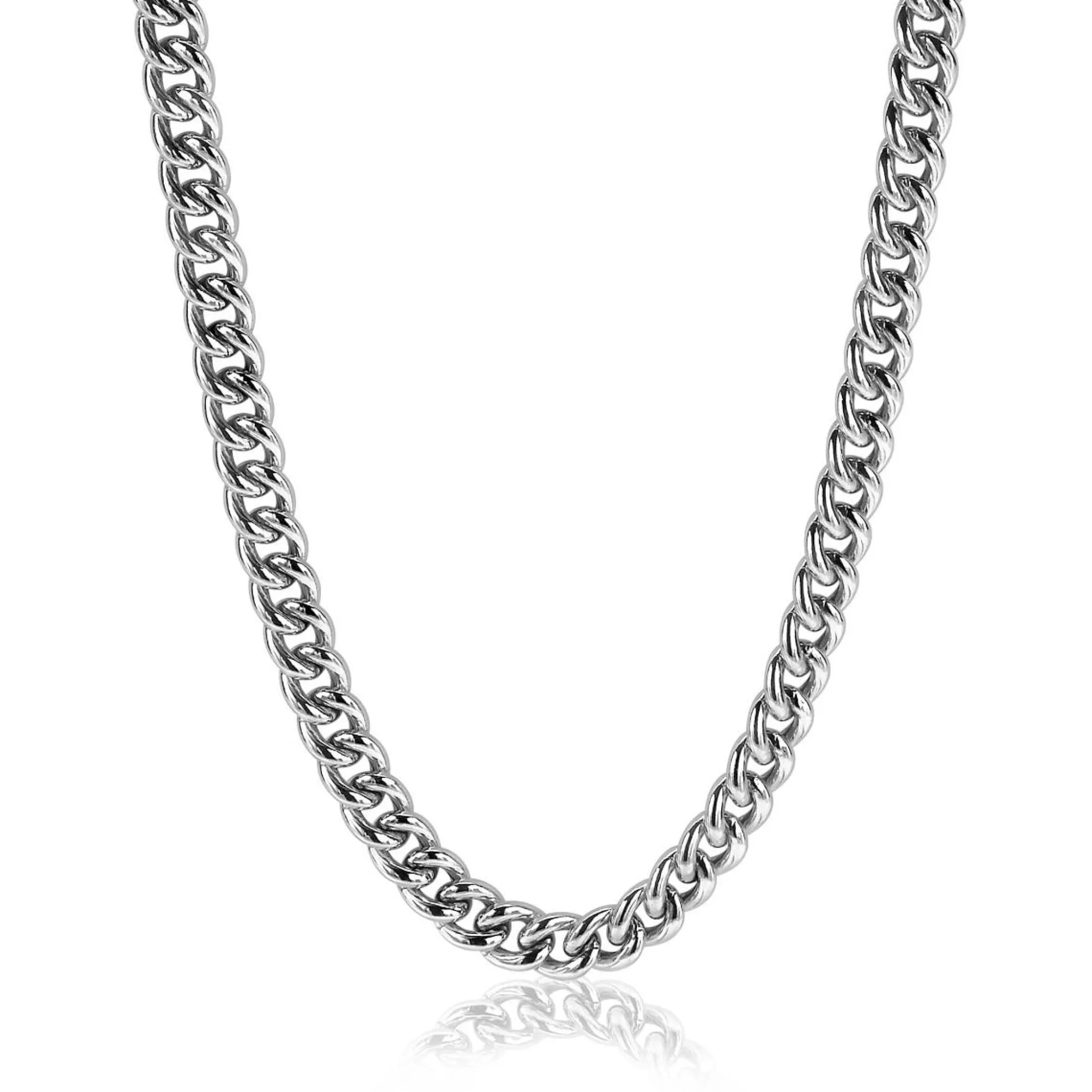 Zinzi zilveren gourmet collier 6,5mm breed 45cm ZIC1056