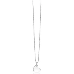 Zinzi zilveren hanger glad hartje 12mm ZIH1826 (zonder collier)
