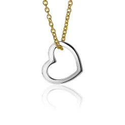 Hot Zinzi zilveren hanger 12mm open hart ZIH2197