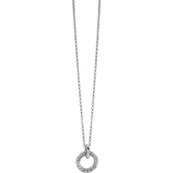 Clearance Zinzi zilveren hanger rond met touweffect 19mm ZIH2246 (zonder collier)