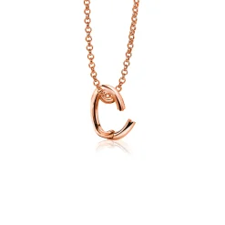 Best Zinzi zilveren hanger rosé verguld glad voor oorbedels ZIH1CHR