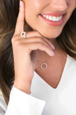 Discount Zinzi zilveren hanger zon wit 18mm ZIH1883 (zonder collier)