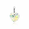 Discount Zinzi zilveren hart hanger Swarovski wit ZIH903
