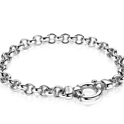 Discount Zinzi zilveren jasseron armband 6,5mm breed ZIA1729