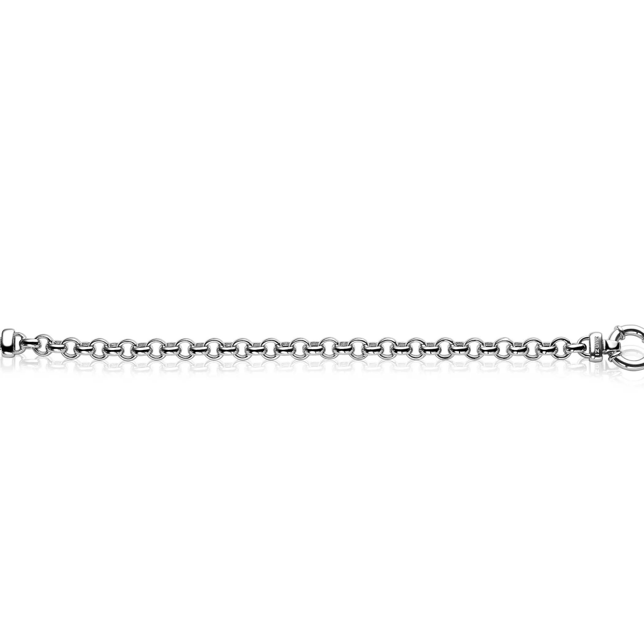 Discount Zinzi zilveren jasseron armband 6,5mm breed ZIA1729