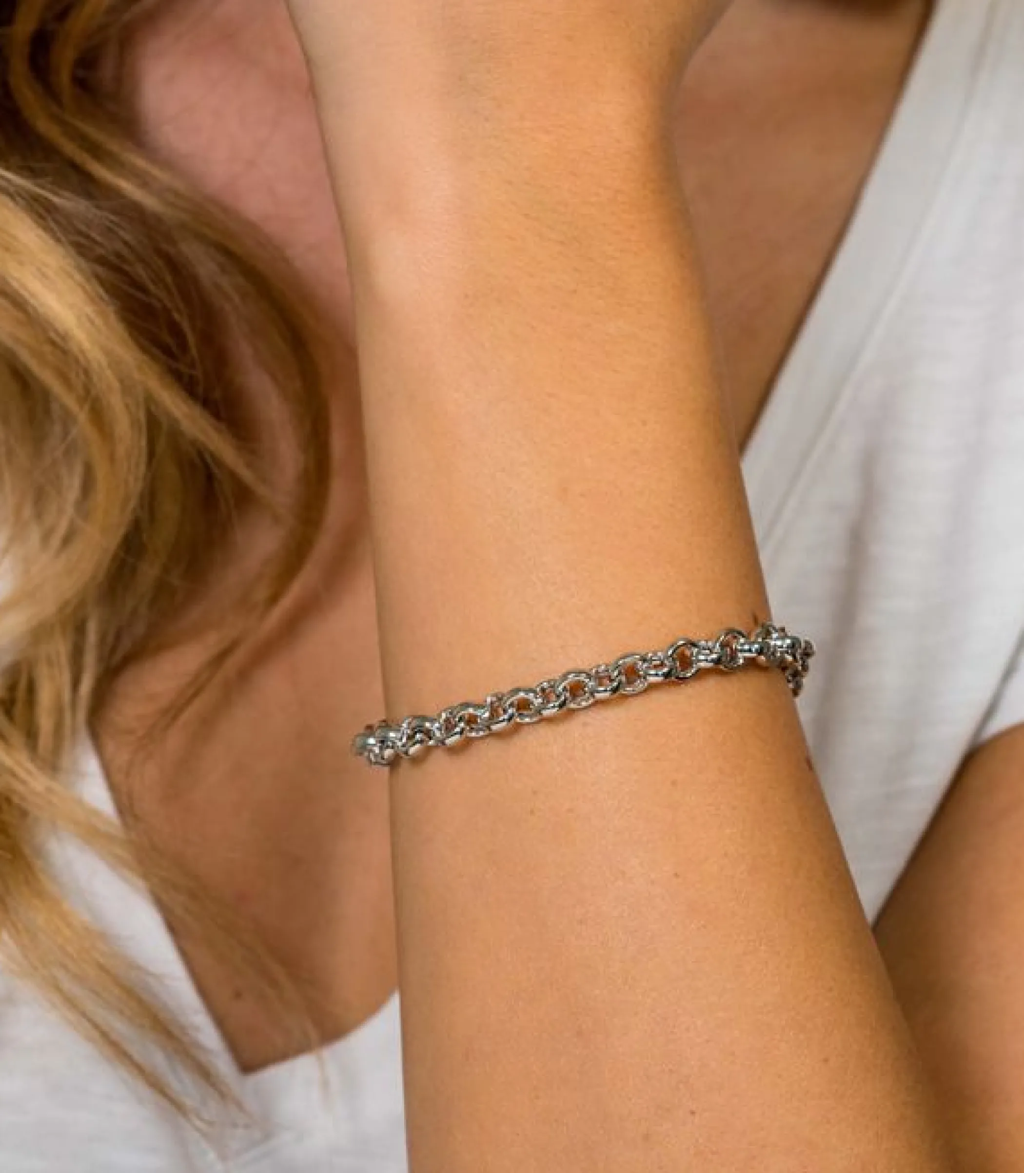 Discount Zinzi zilveren jasseron armband 6,5mm breed ZIA1729