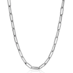 Discount Zinzi zilveren ketting 45cm met 5,5mm brede paperclip schakels ZIC2286