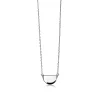 Best Zinzi zilveren ketting halve maan 40-42cm ZIC1394