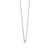 Clearance Zinzi zilveren ketting met hanger rond 40-43cm ZIC1393