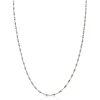 New Zinzi zilveren ketting met glinsterende gedraaide schakels 1,9mm breed 43-45cm ZIC2585