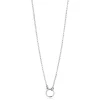 Discount Zinzi zilveren ketting met open rondje 40-45cm ZIC2523