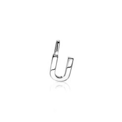 Outlet Zinzi zilveren letter hanger U ZIH2140U