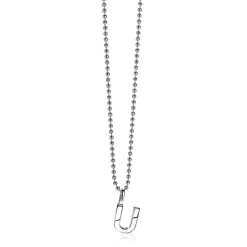 Outlet Zinzi zilveren letter hanger U ZIH2140U