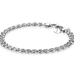 New Zinzi zilveren luxe armband met rolex-style schakels 5mm ZIA1997