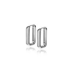 Best Zinzi zilveren luxe oorringen 15x2mm ovale vorm ZIO2221