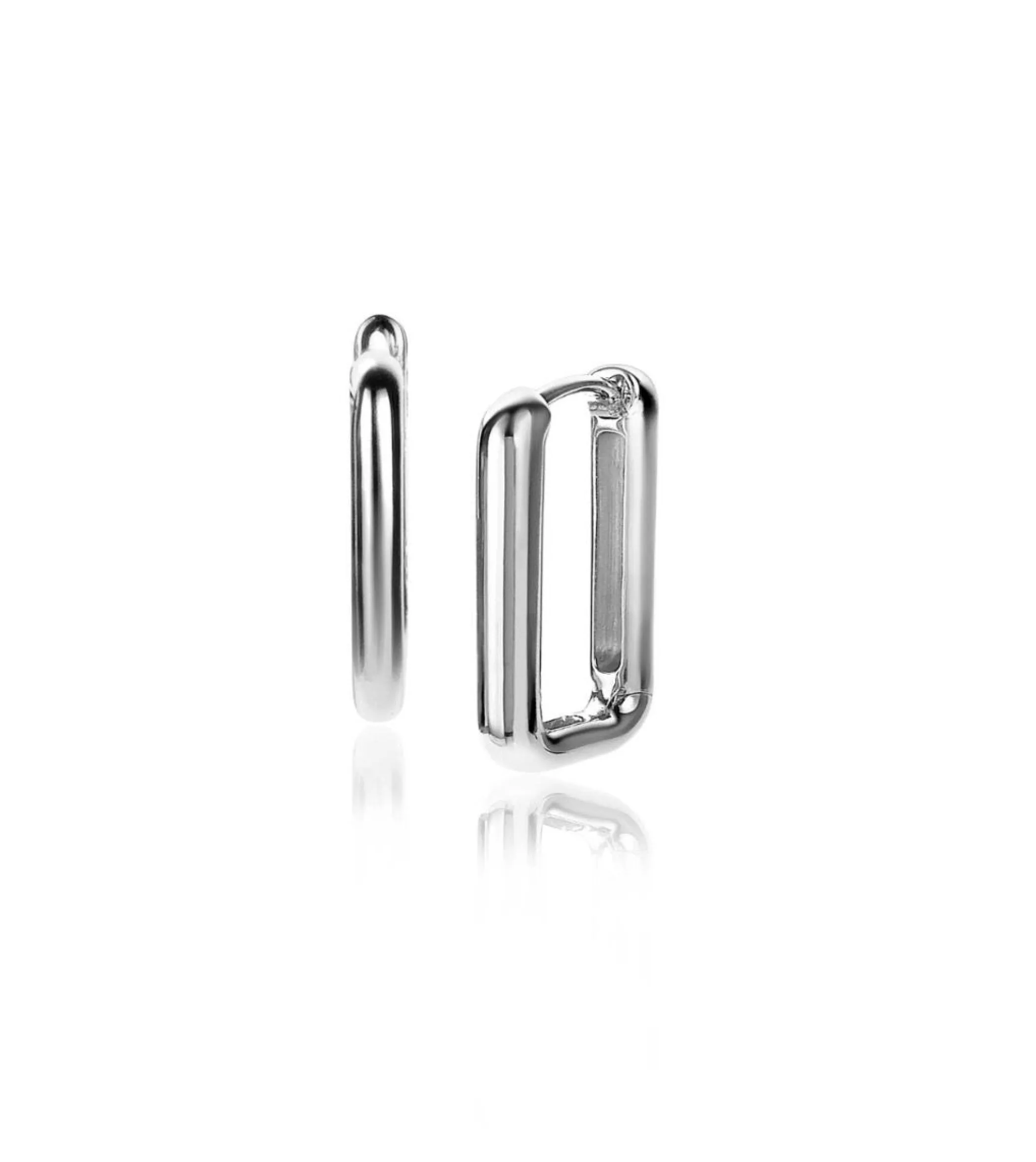 Best Zinzi zilveren luxe oorringen 15x2mm ovale vorm ZIO2221