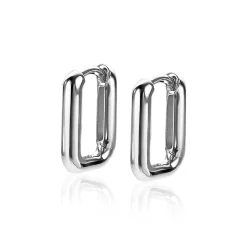 Clearance Zinzi zilveren luxe oorringen 18x3mm ovale vorm ZIO2222