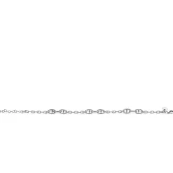 Zinzi zilveren marine schakel armband met negen grotere marine schakels 5,8mm breed 17-20cm ZIA2407