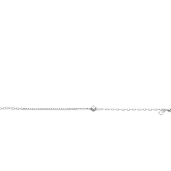 Best Zinzi zilveren multi-look armband met ovale en jasseron schakels, met ronde witte zirkonia in vierpootszetting 17-19cm ZIA2660