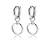 Clearance Zinzi zilveren oorbedels open rond 11mm ZICH1748 (zonder oorringen)