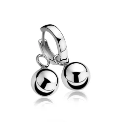 Best Zinzi zilveren oorbedels bol 10mm ZICH716 (zonder oorringen)