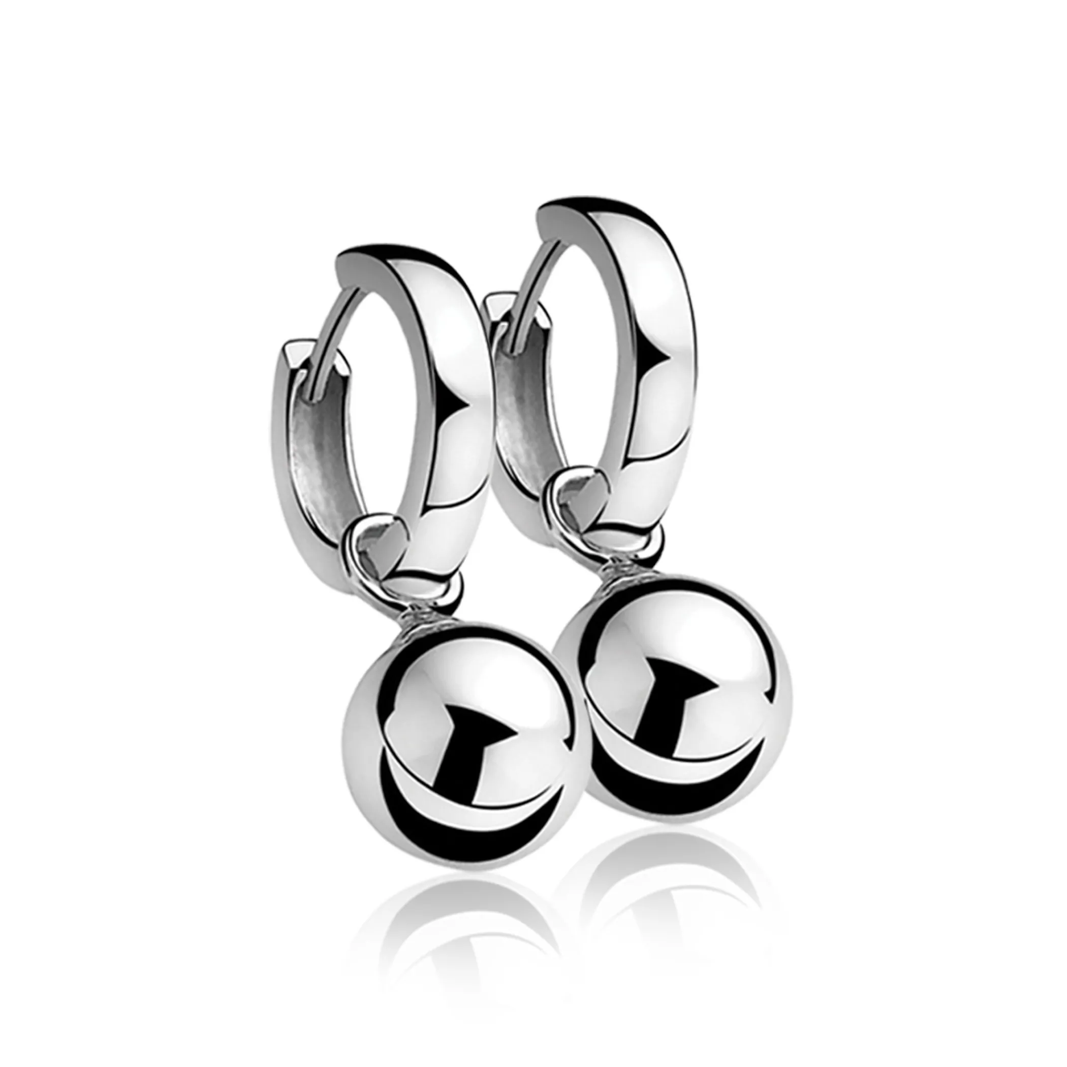 Best Zinzi zilveren oorbedels bol 10mm ZICH716 (zonder oorringen)