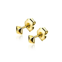 Sale Zinzi zilveren oorknopjes 14K geel verguld 3mm studs ZIO2167G