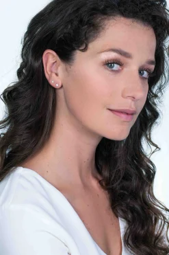 Discount Zinzi zilveren oorknoppen 3,5mm zirconia wit chatonzetting ZIO1983