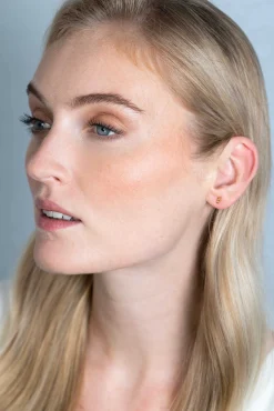 Best Zinzi zilveren oorknoppen 14K geelverguld drie bolletjes 6mm ZIO2230G