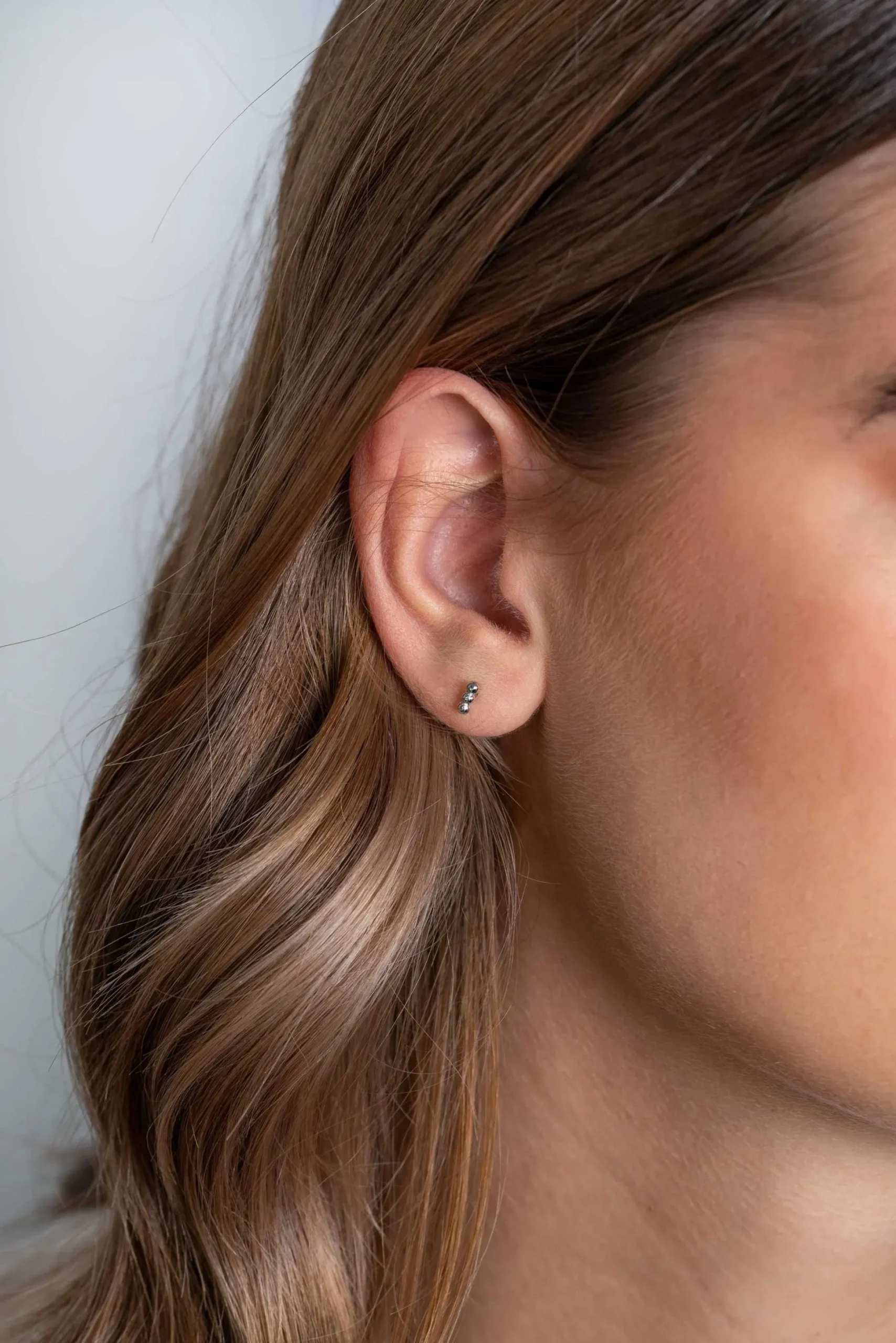 Sale Zinzi zilveren oorknoppen drie bolletjes 6mm ZIO2230