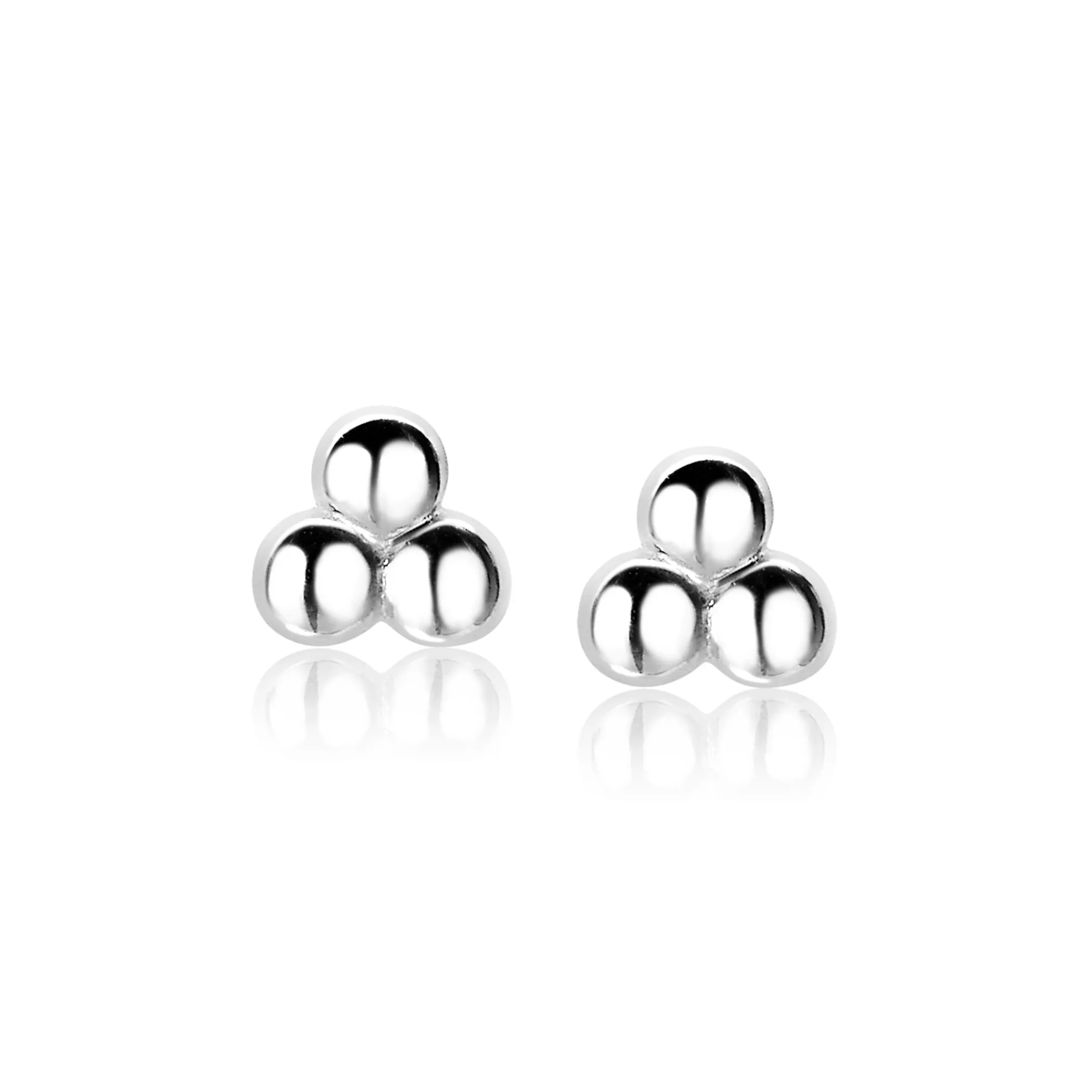 Discount Zinzi zilveren oorknoppen 3x bol glad 5,5mm ZIO1588